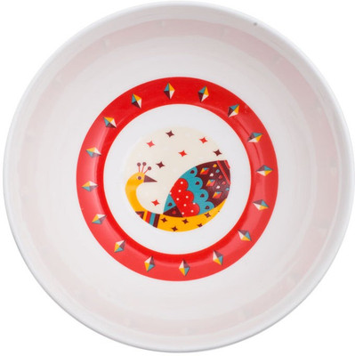 

Chumbak Majestic Peacock Cereal Bowl Dinner Set(Bone China)