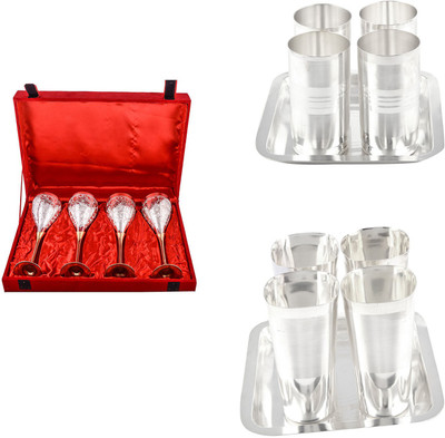

G S Museum Pack of 14 Dinner Set(Silver Plated)