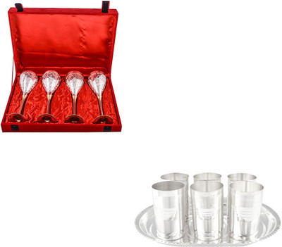 

G S Museum Pack of 11 Dinner Set(Silver Plated)
