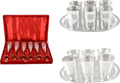 

G S Museum Pack of 20 Dinner Set(Silver Plated)