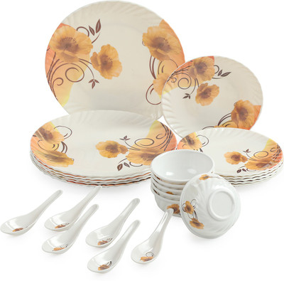 

birdy Pack of 24 Dinner Set(Melamine)
