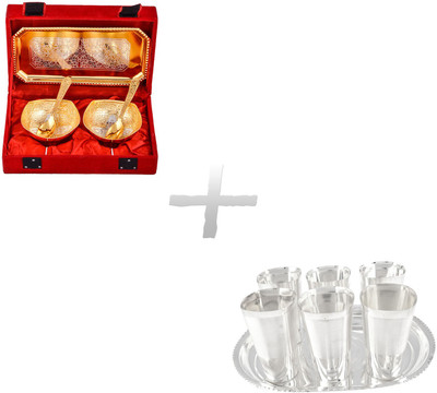 

G S Museum Pack of 12 Dinner Set(Silver Plated)
