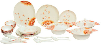 

KUNKA Dinner set Pack of 40 Dinner Set(Melamine)