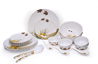 

birdy Pack of 28 Dinner Set(Melamine)