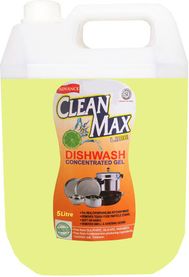 

Cleanmax 5L CONCENTRATED Dish Cleaning Gel(LIME, 5000 ml)