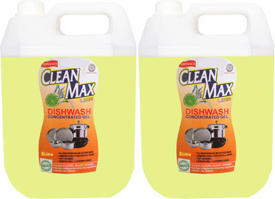 

Cleanmax 5L (Pack of 2) CONCENTRATED Dish Cleaning Gel(LIME, 5000 ml)
