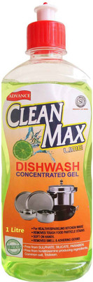 Cleanmax 1L CONCENTRATED Dish Cleaning Gel(LIME, 1000 ml)