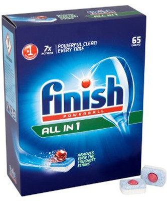 

Finish All In One Dishwasher Tablets Dishwashing Detergent(65 Pod)