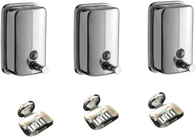 

DEVICE IN LION GLOSSY Steel Bathroom Set