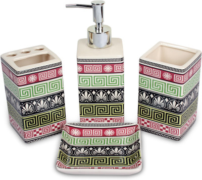 

Chrome Ceramic Bathroom Set(Pack of 4)