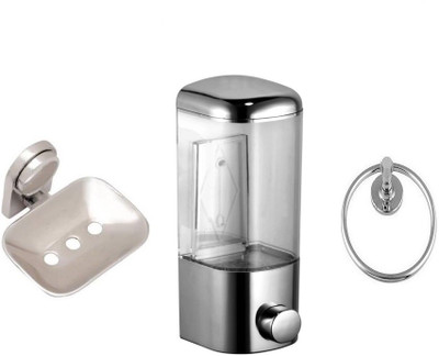 

FLICKER GLOSSY Steel, Plastic Bathroom Set