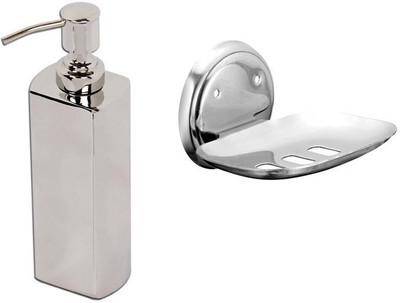 

DEVICE IN LION GLOSSY Steel Bathroom Set