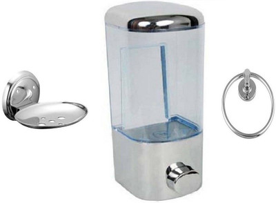 

DEVICE IN LION GLOSSY Steel, Plastic Bathroom Set