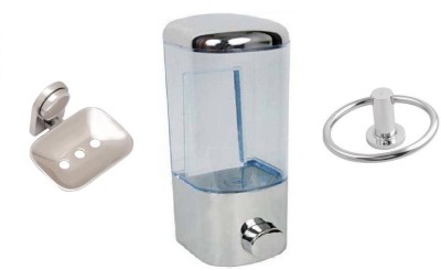 

DEVICE IN LION GLOSSY Steel, Plastic Bathroom Set