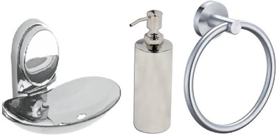 

FLICKER GLOSSY Steel Bathroom Set