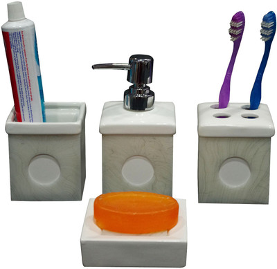 

TrendyFurnish Ceramic Bathroom Set(Pack of 4)