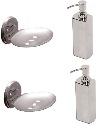 

FLICKER GLOSSY Stainless Steel Bathroom Set