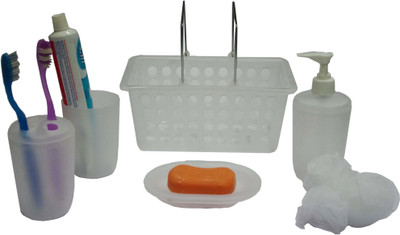 

TrendyFurnish Plastic Bathroom Set(Pack of 5)