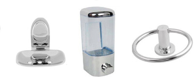 

DEVICE IN LION GLOSSY Plastic, Steel Bathroom Set