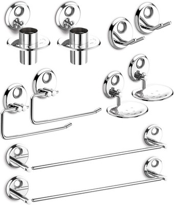 

Dazzle Ruby Stainless Steel Bathroom Set(Pack of 10)