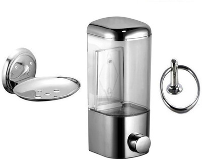 

DEVICE IN LION GLOSSY Plastic, Steel Bathroom Set
