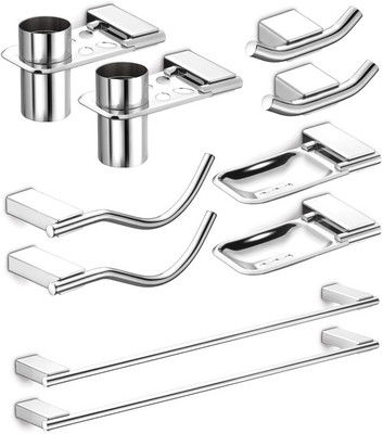 

Dazzle Regent Stainless Steel Bathroom Set(Pack of 10)