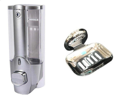 

FLICKER GLOSSY Steel, Plastic Bathroom Set
