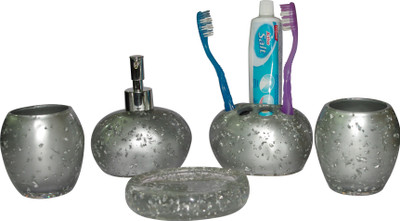 

TrendyFurnish Porcelain Bathroom Set(Pack of 5)
