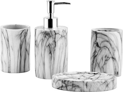

Shresmo Polyresin Bathroom Set(Pack of 4)