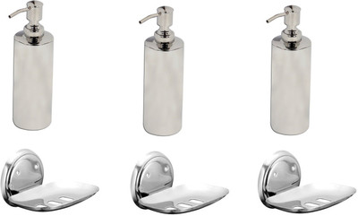 

Device In Lion GLOSSY Steel Bathroom Set