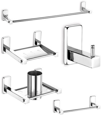 

dazzle Emerald Stainless Steel Bathroom Set(Pack of 5)