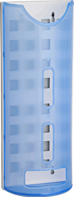

Disha Plastic Bag Dispencer (Translucent Blue) Polypropylene Bathroom Set(Pack of 1)
