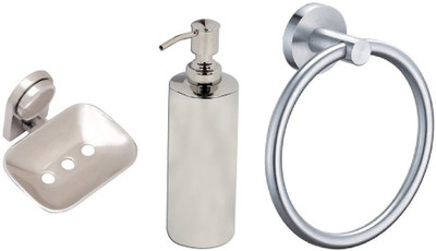 

FLICKER GLOSSY Steel Bathroom Set