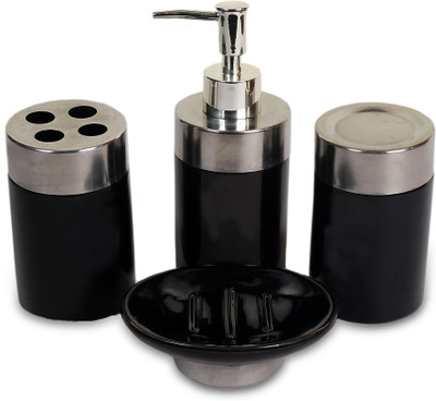 

Chrome Ceramic Bathroom Set(Pack of 4)