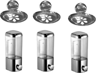

DEVICE IN LION GLOSSY Stainless Steel Bathroom Set