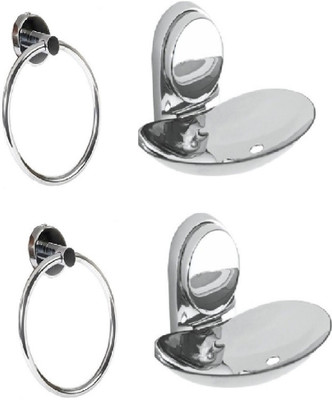 

FLICKER Steel Bathroom Set