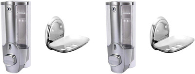 

FLICKER BATH SET Steel, Plastic Bathroom Set