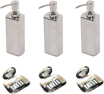 

DEVICE IN LION GLOSSY Steel Bathroom Set