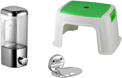 

FLICKER GLOSSY Plastic Bathroom Set