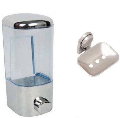 

FLICKER BATH SET Steel, Plastic Bathroom Set