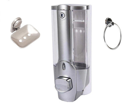 

DEVICE IN LION GLOSSY Steel, Plastic Bathroom Set