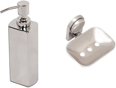 

DEVICE IN LION GLOSSY Steel Bathroom Set