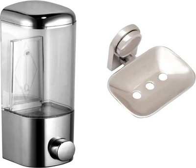 

DEVICE IN LION GLOSSY Steel, Plastic Bathroom Set