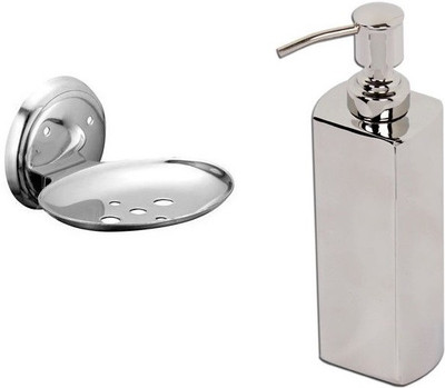 

DEVICE IN LION GLOSSY Steel Bathroom Set