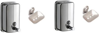 

FLICKER BATH SET Steel, Plastic Bathroom Set