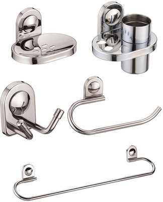 

Dazzle Stainless Steel Bathroom Set(Pack of 5)