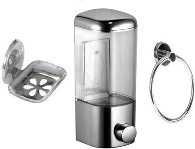 

FLICKER GLOSSY Plastic, Steel Bathroom Set