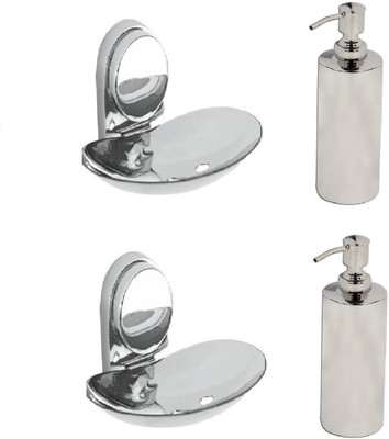 

DEVICE IN LION GLOSSY Steel Bathroom Set