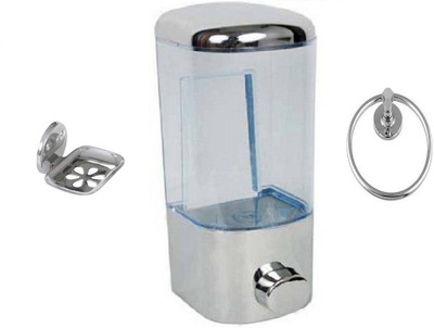 

FLICKER GLOSSY Steel, Plastic Bathroom Set
