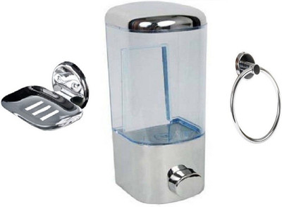 

DEVICE IN LION GLOSSY Steel Bathroom Set